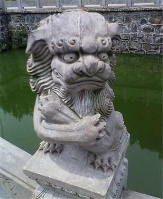 石狮子:我表情个表情,你却叫我看家!只是包人才动态图片