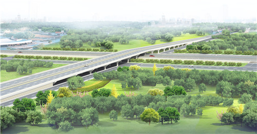 南岭南路:建设范围为金晶大道铁路以东300米,道路全长1200米.