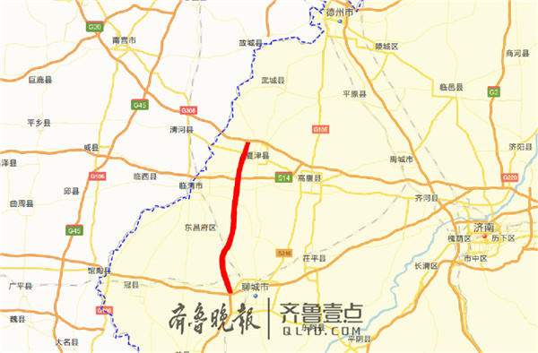 德上高速夏津至聊城段明日通车,聊城进京省1小时!