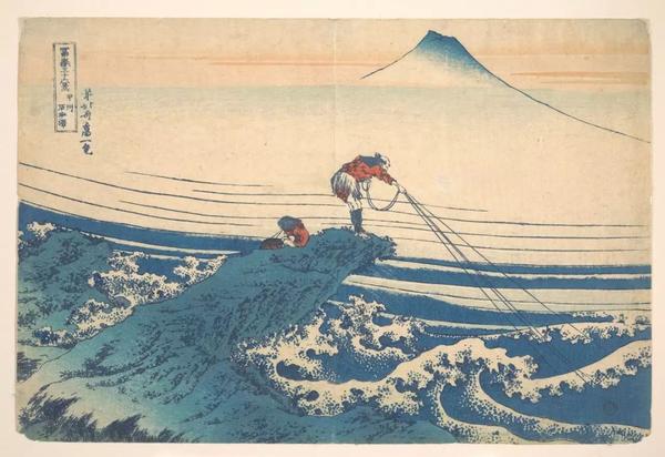 这幅《神奈川冲浪裏》相信大家都不会陌生,它是葛饰北斋(1760-1849)的