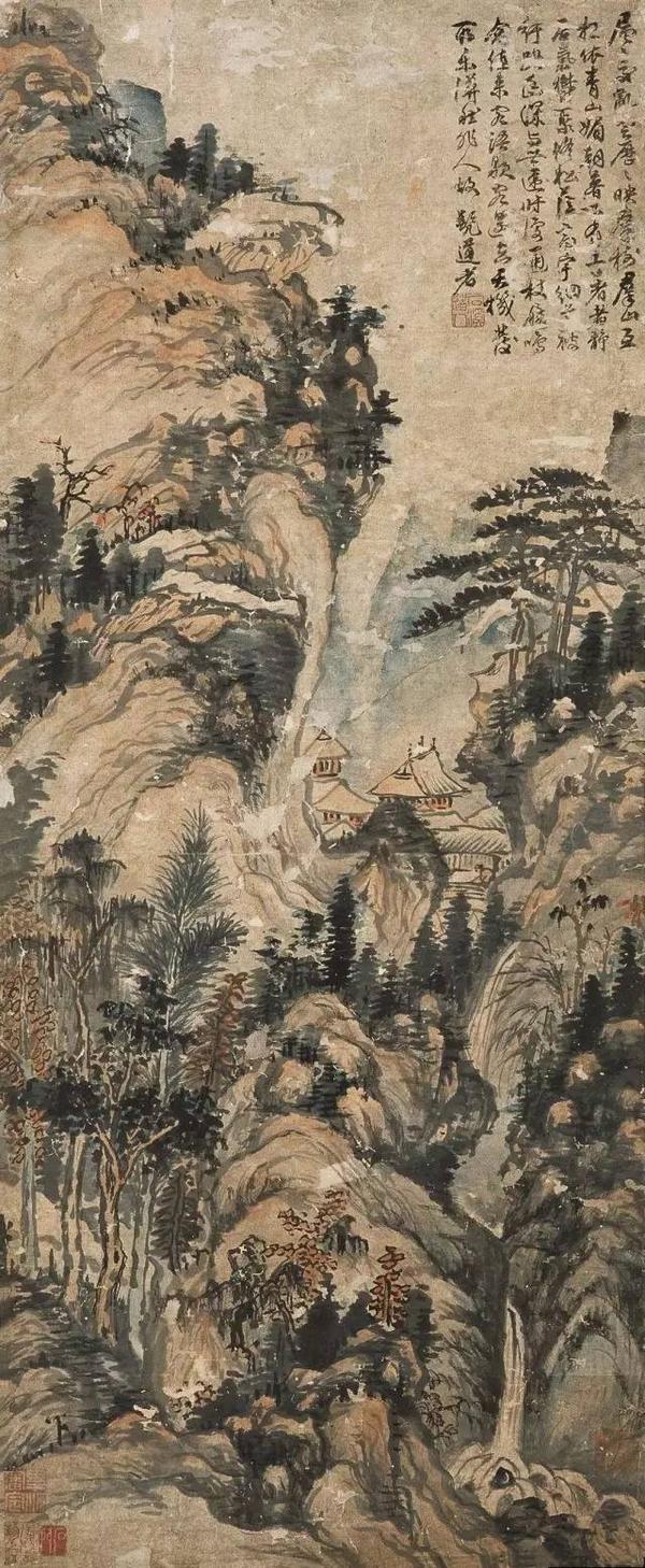 明初画坛四僧| 石涛朱耷石溪弘仁作品全集