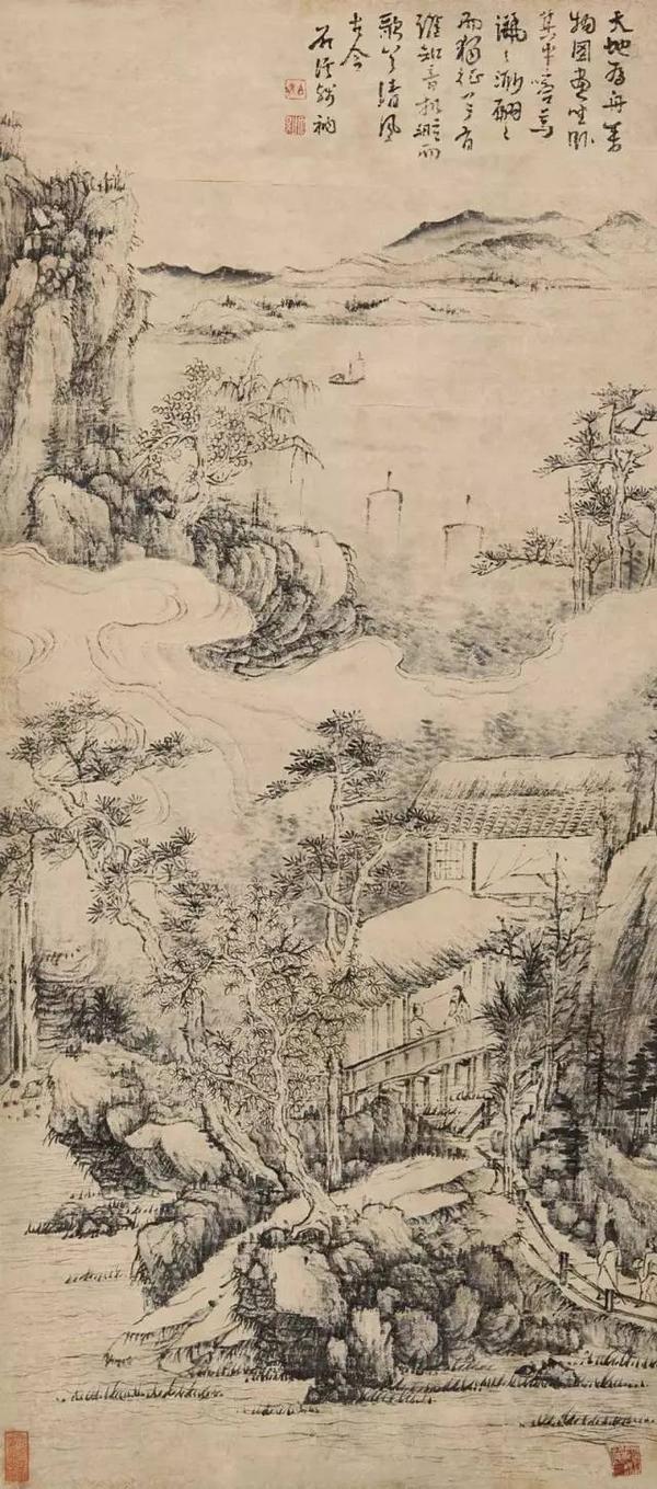 明初画坛四僧| 石涛朱耷石溪弘仁作品全集