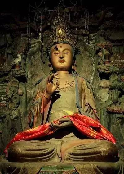 水陆庵所有的观音菩萨造型上都留有胡须,属于罕见.