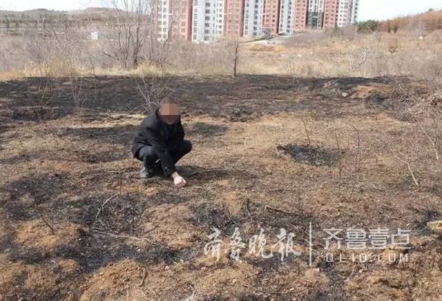 旬老汉险酿大祸 疏忽大意烧荒种地引起火灾被