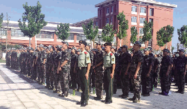 东营市二中举行军训开营仪式 告别暑假，开始新篇章-东营-齐鲁晚报网