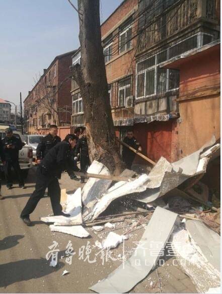 千佛山街道完成第二期第一批拆违,面积达4100